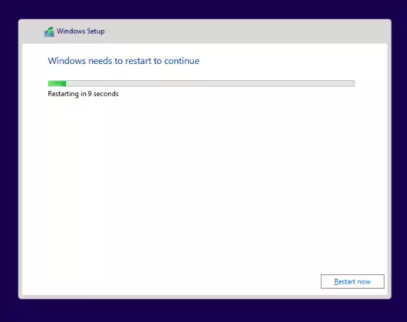Install Windows 11 completed