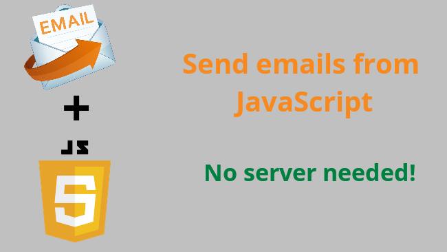 Send email from javascript dotcode